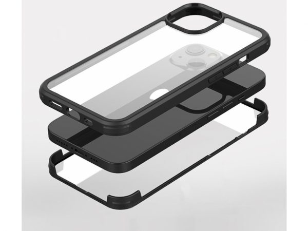 Valenta Tempered Glass Full Cover Bumper Case Apple iPhone 13 Mini Black