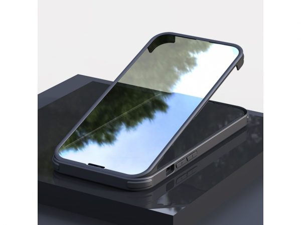 Valenta Tempered Glass Full Cover Bumper Case Apple iPhone 13 Black