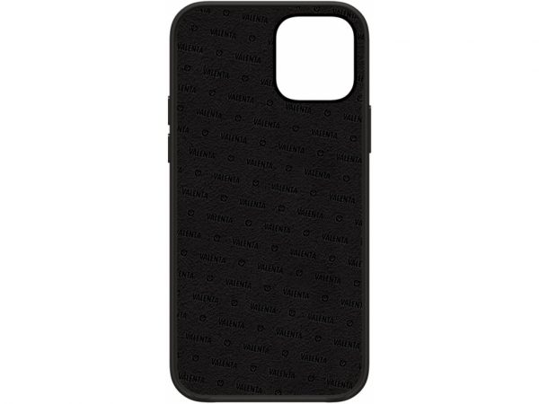 Valenta Leather Back Cover Snap Luxe Apple iPhone 13 Mini Black