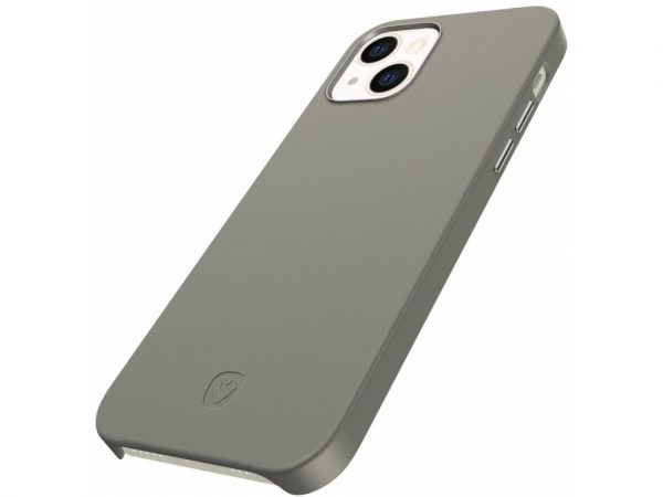 Valenta Leather Back Cover Snap Luxe Apple iPhone 13 Mini Grey
