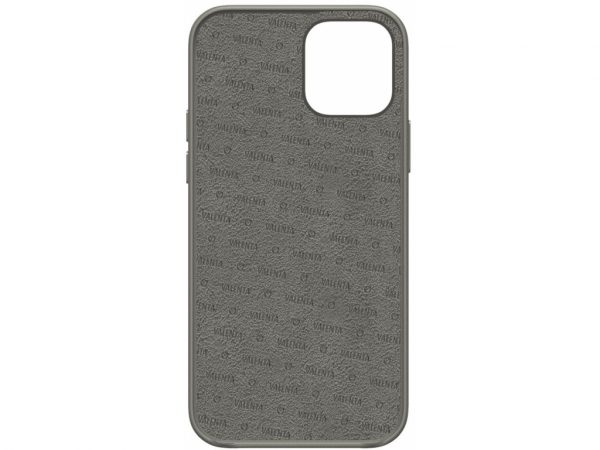 Valenta Leather Back Cover Snap Luxe Apple iPhone 13 Grey