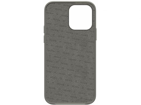 Valenta Leather Back Cover Snap Luxe Apple iPhone 13 Pro Grey