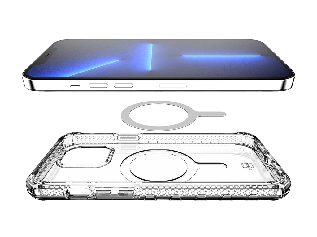 ITSKINS Level 3 SupremeMagClear for Apple iPhone 13 Pro Max Transparent White