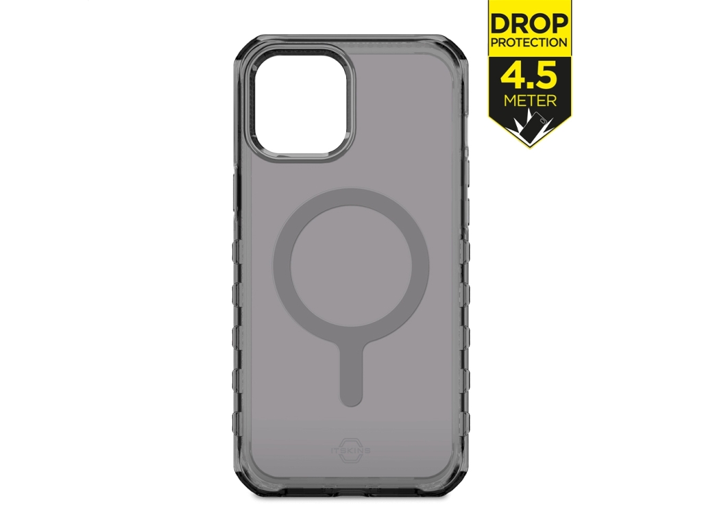 ITSKINS Level 3 SupremeMagClear for Apple iPhone 13 Mini Grey/Grey