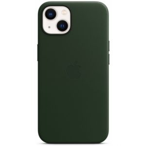 MM173ZM/A Apple Leather Case with MagSafe iPhone 13 Sequoia Green