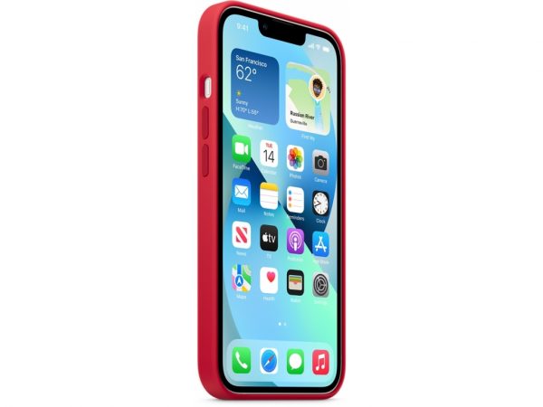 MM2C3ZM/A Apple Silicone Case with MagSafe iPhone 13 (PRODUCT) Red