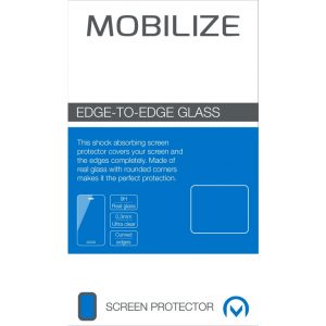 Mobilize Edge-To-Edge Glass Screen Protector Google Pixel 6 Pro Black Edge Glue