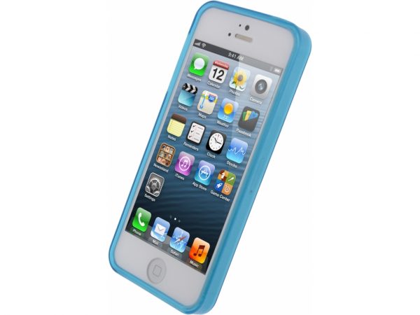 Mobilize Gelly Case Apple iPhone 5/5S/SE Transparent Turquoise
