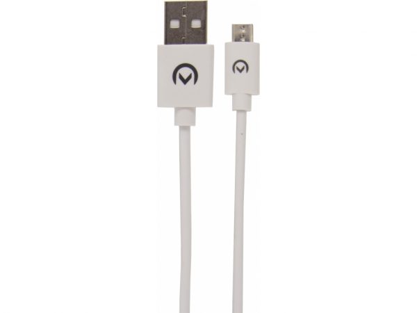 Mobilize Travel Charger Dual USB 2.4A 12W + 1m Micro USB Cable White