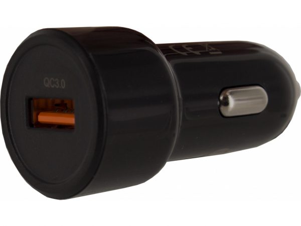 Mobilize Smart Car Charger Single USB 20W Qualcomm QC3.0 Black