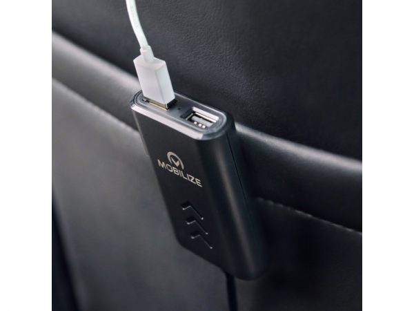 Mobilize Smart Car Charger Front and Back Seat 3-Port USB 8.4A 42W Black