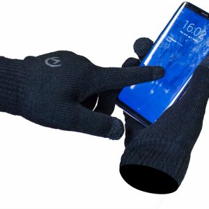 Mobilize Touchscreen Gloves 21cm Black
