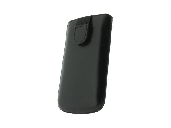 Senza Leather Slide Case Black Size S