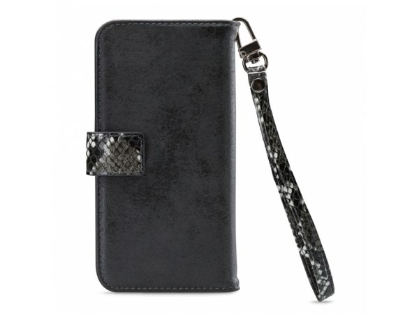 Mobilize 2in1 Magnet Zipper Case Samsung Galaxy S22 5G Black/Snake