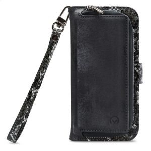 Mobilize 2in1 Magnet Zipper Case Samsung Galaxy S21 FE 5G Black/Snake