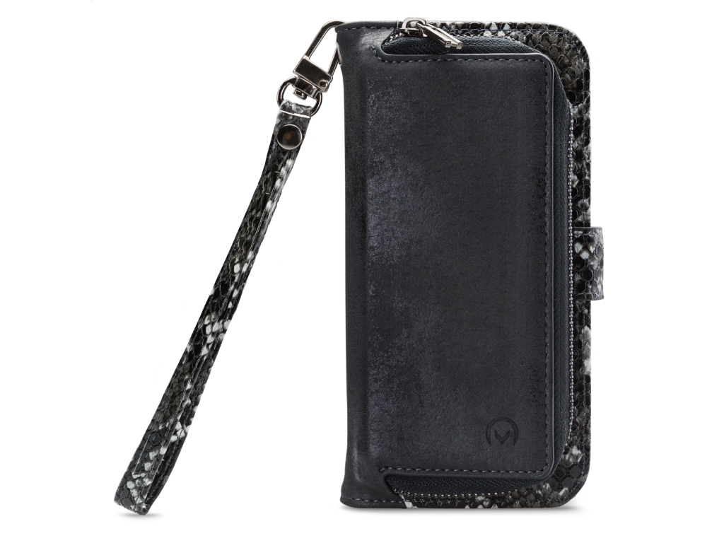 Mobilize 2in1 Magnet Zipper Case Samsung Galaxy S21 FE 5G Black/Snake