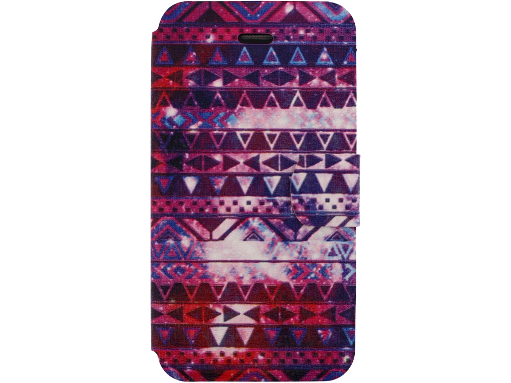 Xccess Book Stand Case Apple iPhone 4/4S Aztec Purple