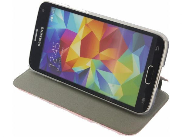Xccess Book Stand Case Samsung Galaxy S5/S5 Plus/S5 Neo Aztec Orange