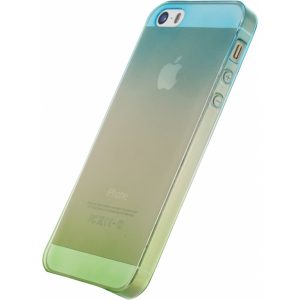Xccess Thin TPU Case Apple iPhone 5/5S Gradual Green/Turquoise