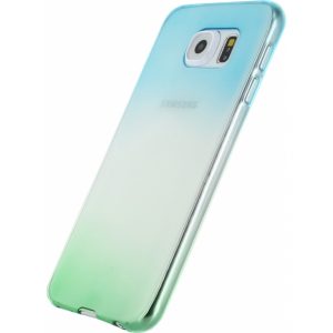 Xccess Thin TPU Case Samsung Galaxy S6 Gradual Green/Turquoise