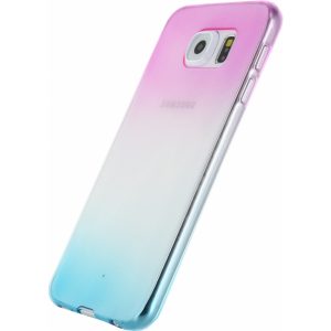 Xccess Thin TPU Case Samsung Galaxy S6 Gradual Blue/Pink