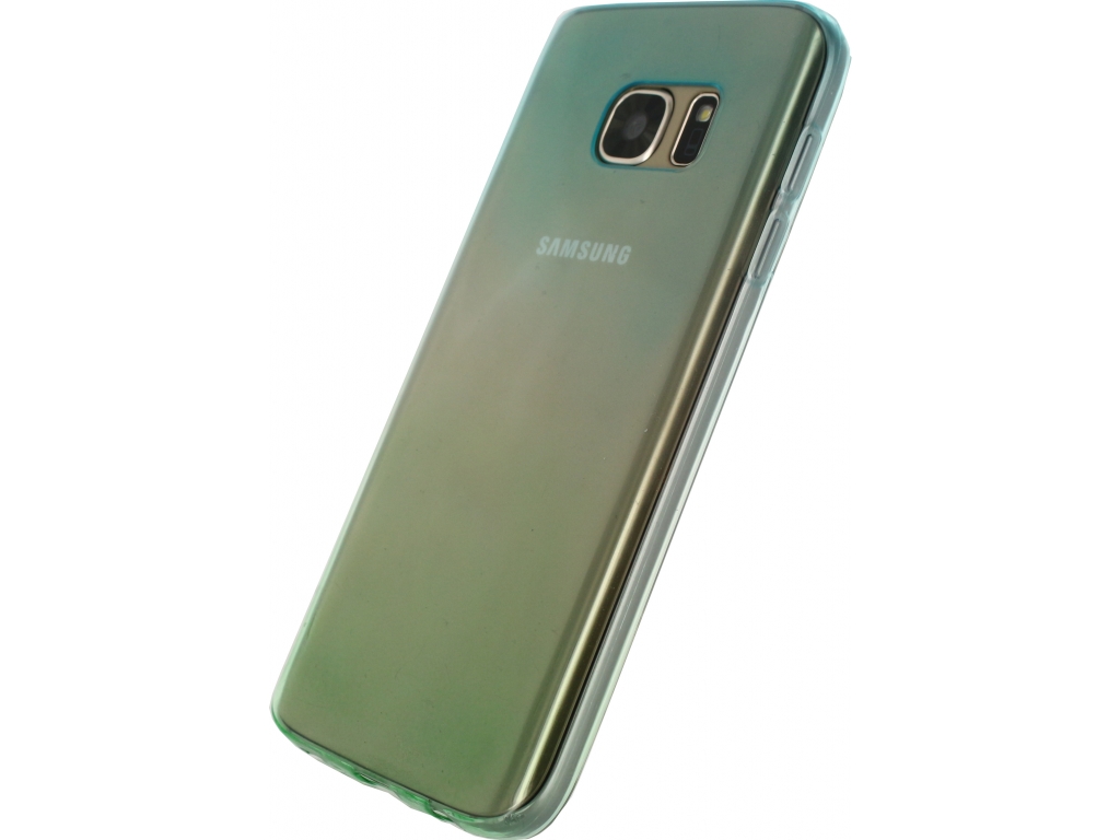Xccess Thin TPU Case Samsung Galaxy S7 Gradual Green/Turquoise