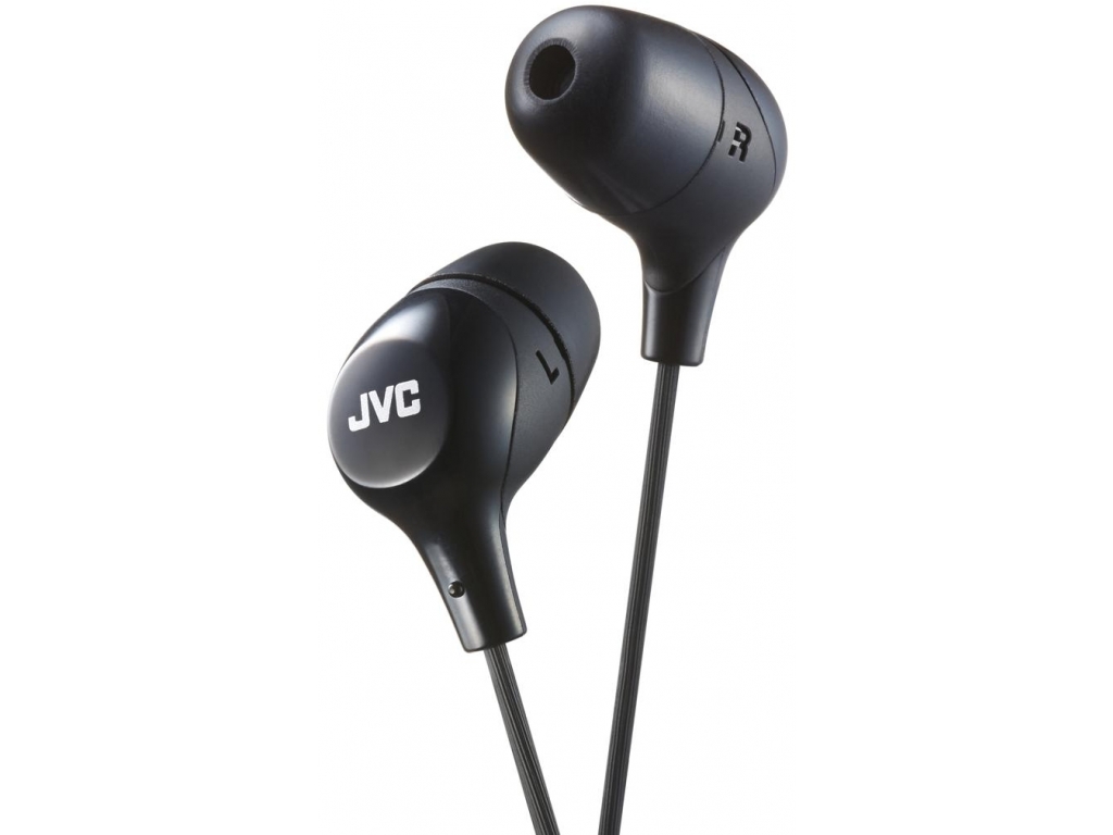 HA-FX38-B JVC Marshmallow In-Ear Stereo Headphone Black