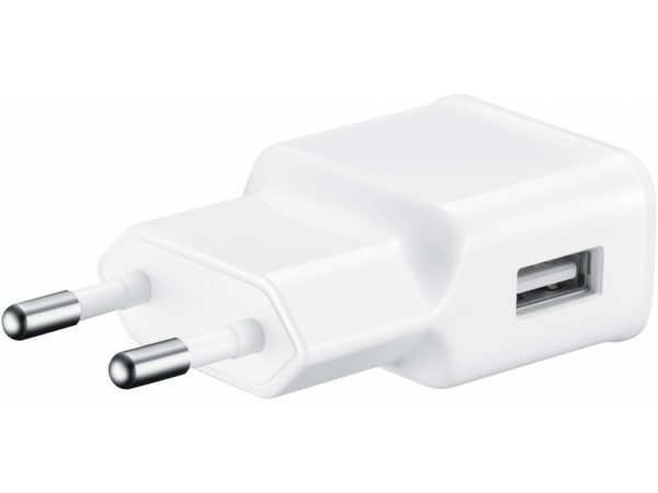 EP-TA20EWEUGWW Samsung Quick Travel Charger incl. Micro USB Cable 2.0A White Bulk