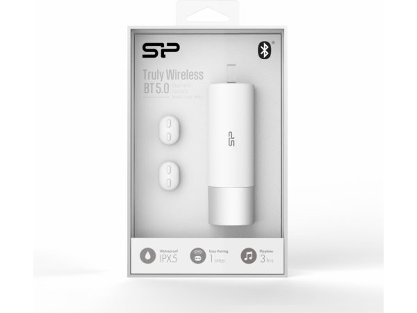 BP81 Silicon Power TWS Bluetooth Stereo Earbuds White