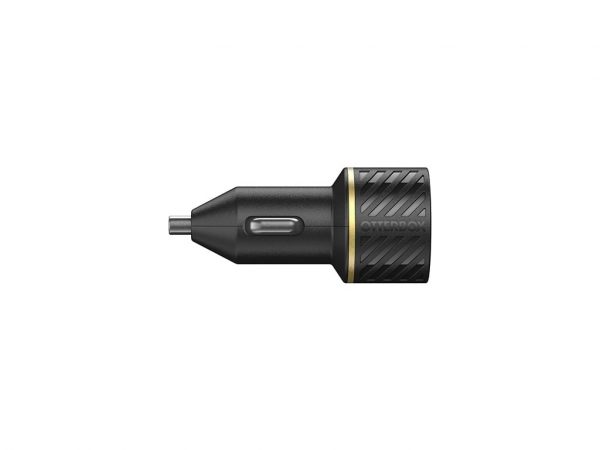 OtterBox Fast Charge Premium Car Charger 18W + Nylon Braided Charge/Sync Cable USB-C/USB-C 1m Black