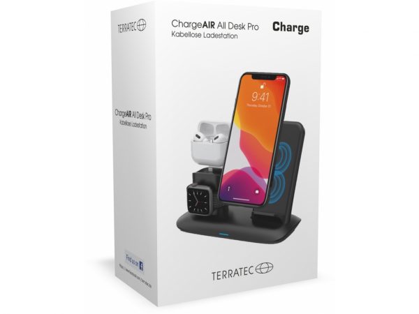 Terratec ChargeAIR All Desk Pro Wireless Charger 15W Black