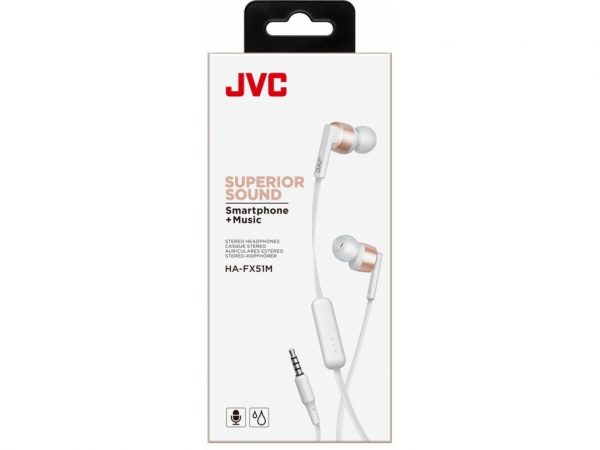 HA-FX51MWE JVC In-Ear Stereo Headset White