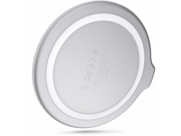 Vonmählen Aura Wireless Charging Pad Glass 7.5W/10W/15W White/Silver