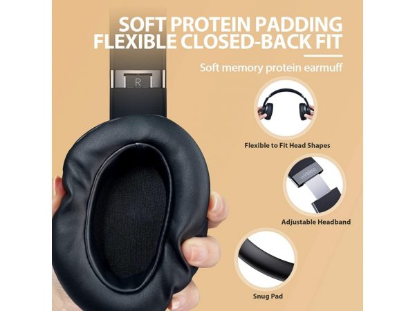 Doqaus Vogue 1 On-Ear Bluetooth Headset/Speaker Black