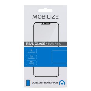 Mobilize Glass Screen Protector - Black Frame - Samsung Galaxy S21 FE 5G