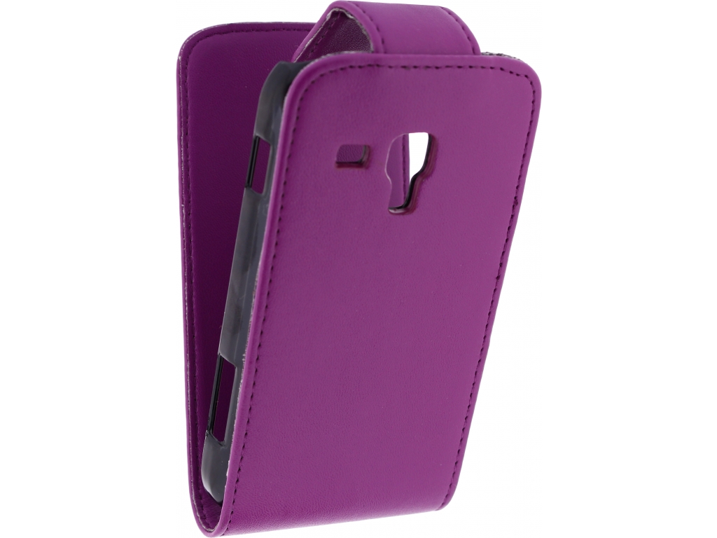 Xccess Flip Case Samsung Galaxy Trend S7560/Trend Plus S7580 Purple