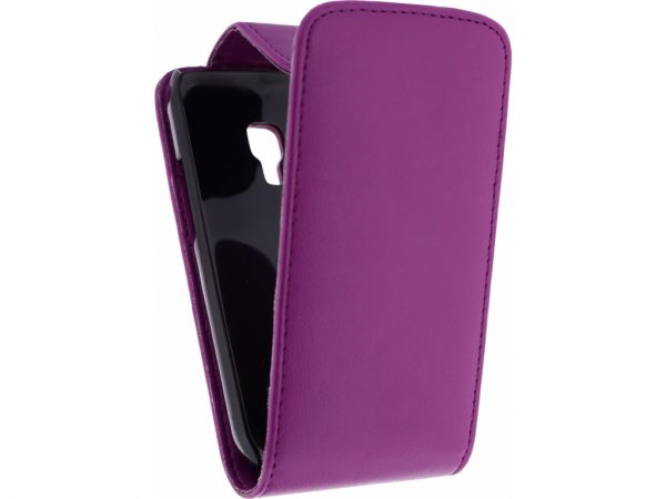 Xccess Flip Case Samsung Galaxy Trend S7560/Trend Plus S7580 Purple