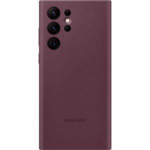 EF-PS908TEEGWW Samsung Silicone Cover Galaxy S22 Ultra 5G Burgundy