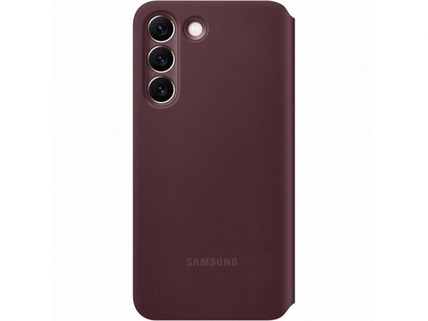EF-ZS901CEEGEE Samsung Smart Clear View Cover Galaxy S22 5G Burgundy