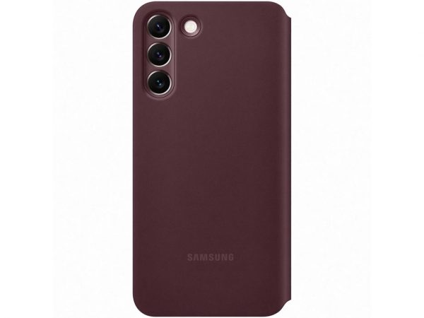 EF-ZS906CEEGEE Samsung Smart Clear View Cover Galaxy S22+ 5G Burgundy