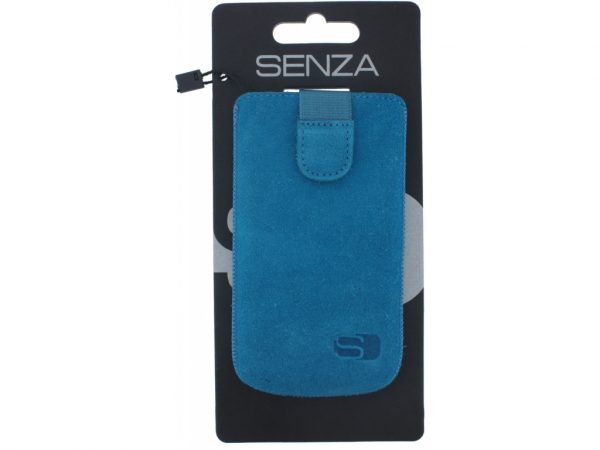 Senza Suede Slide Case Deep Turquoise Size XL