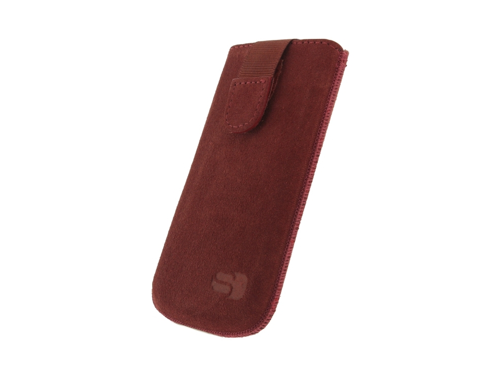 Senza Suede Slide Case Rusty Red Size XL