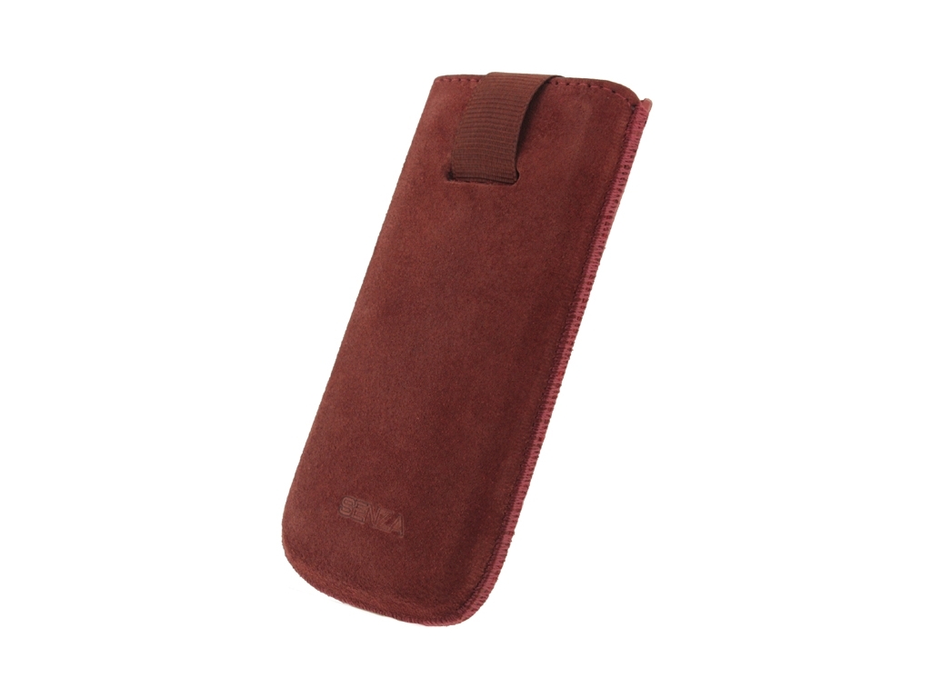Senza Suede Slide Case Rusty Red Size XL