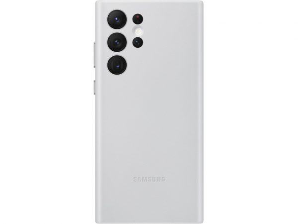EF-VS908LJEGWW Samsung Leather Cover Galaxy S22 Ultra 5G Light Grey