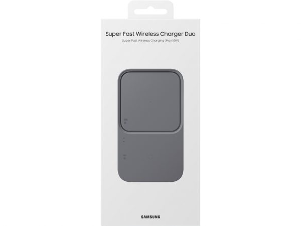 EP-P5400TBEGEU Samsung Wireless Qi Duo Charger Pad 15W + Fast Travel Charger 25W Dark Grey