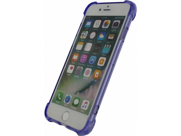 Xccess Air Crush TPU Case Apple iPhone 6/6S Transparant/Purple