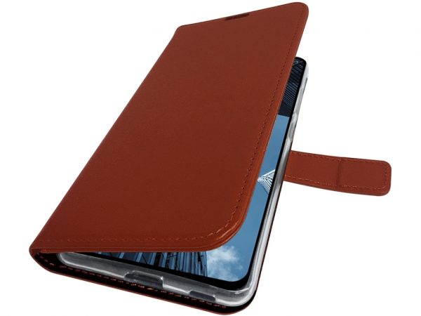 Valenta Book Case Gel Skin Samsung Galaxy S21 FE 5G Brown