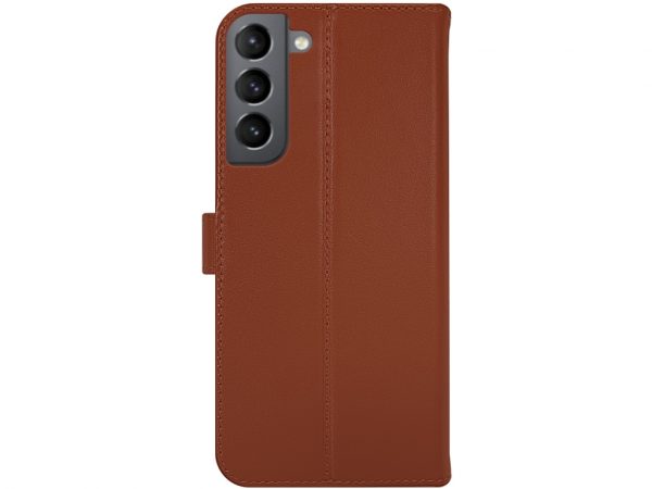 Valenta Book Case Gel Skin Samsung Galaxy S22 5G Brown