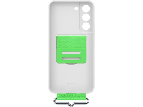 EF-GS901TWEGWW Samsung Silicone Cover with Strap Galaxy S22 5G White