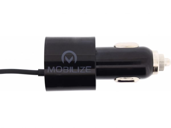 Mobilize Car Charger Micro USB + USB 4.2A 20W Black